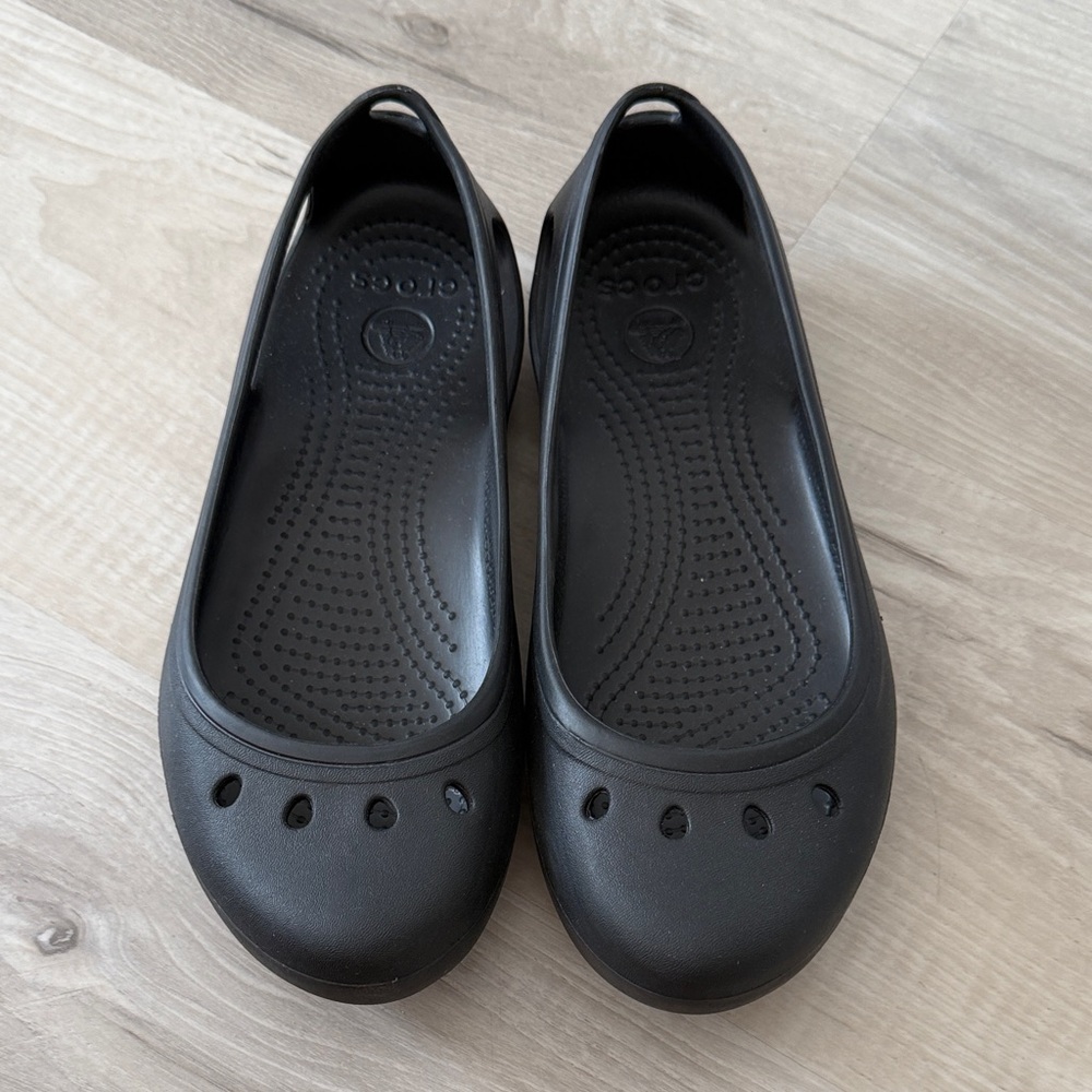 CROCS Women’s Black Slip-On Ballet Flats